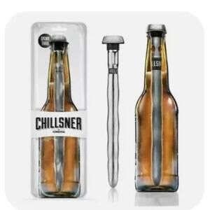 Chillsner by Corkcicle Drink Through Beer Chiller New